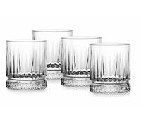 Pasabahce 520004 - Juego de 4 vasos de whisky estilo retro y cristal para whisky, cócteles, zumo, agua, bebidas, tumber pesado, H ~ 10 cm, V ~ 355 ml