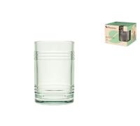 Set De 4 Vasos De Lata En Vidrio Reciclado Transparente Cl 49