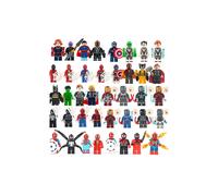 Set de 40 minifiguras de los Vengadores, bloques de construcción, figuras de acción.