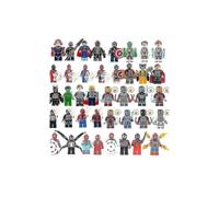 Set de 40 piezas de minifiguras de los Vengadores: bloques de construcción y figuras de acción.