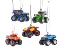Set de 5 adornos en miniatura de Monster Jam de Kurt Adler