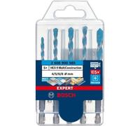 Set de 5 brocas BOSCH EXPERT HEX-9 MultiConstruction de 4/5/6/6/8 mm - 2608900585