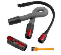Set de 5 Conector de Manguera de Repuesto Accesorios Compatible con Dyson V15 V11 V10 V8 V7 - Boquilla de Conexión Flexible, Manguera de Extensión, Cierre de Interruptor y Cepillo de Limpieza