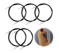 Set De 5 Cordones De Cierre Twist Compatibles Con BOA-Cordones Elásticos Duraderos Y Fáciles De Usar Adecuado Para Todo Tipo De Zapatillas Proporciona Comodidad Y Ajuste-Incluye 2 Pares De Repuesto