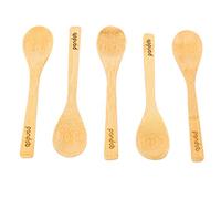 Set de 5 cucharas de bambú