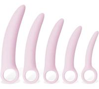 Set de 5 Dilatadores Vaginales Progresivos de Silicona Hipoalergénica-aa53454