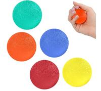 Set de 5 Pelota Antiestres Bola para Rehabilitación Fortalecedores de Mano, Pelota Rehabilitacion Mano con Diferentes Grados de Dureza, para Aliviar El Estrés para Ejercicios De Manos Antiestres