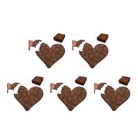 Set de 5 Regalos de San Valentín Fora él y Ella - 20 Razones por Las Que te Quiero Rompecabezas en Forma de corazón con Caja de Regalo, cumpleaños Fora Esposa, Esposo