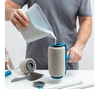 Set De 5 Rodillos Para Pintura Recargables Antigoteo Y Antiespumado