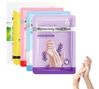 Set De 5 Tipos De Mascarillas Para Manos - Lavanda, Rosa, Leche De Cabra Con Niacinamida, Aloe Vera Y Miel, 5 Piezas, Reparación De Manos ásperas, Para Hombres Y Mujeres