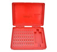 Set de 50 Pins de Precisión en Acero Gage M0 0.011-0.060 inch - Medición Exacta con Tolerancia ±0.0002, Estuche Incluido para Calibración y Verificación de Diámetros