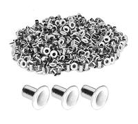 Set de 500 Ojales de Latón Redondos, 2mm, Coloridos para Ropa, Zapatos, Bolsos de Cuero, Manualidades y Costura