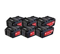 Set de 6 baterías Li-Power de 18 V, 4,0 Ah, marca Metabo (Referencia: MTB 625151000)