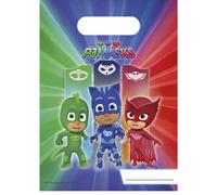 Set de 6 bolsas regalo cumpleaños PJ Masks - DECORATA PARTY - Mixta - A partir de 3 años