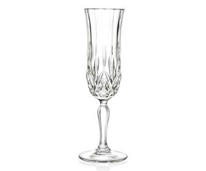 Set De 6 Cálices Flute Spumante OPERA 13 n Eco Cristal - RCR Italiana - Bar
