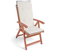 Set de 6 Cojines de sillas Vanamo Crema 120x45x5cm