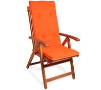 Set de 6 Cojines de sillas Vanamo Naranja 120x45x5cm