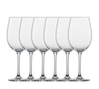 SCHOTT ZWIESEL Copas de vino tinto Classico (set de 6), copas clásicas de color burdeos para vino tinto, copas de cristal Tritan aptas para lavavajillas, fabricadas en Alemania (art. nº. 123651)