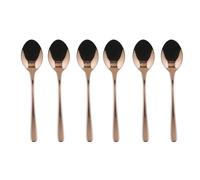 Set De 6 Cucharas De Moka Sambonet Taste De Acero Inoxidable / PVD Cobre