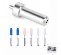 Set de 6 Cuchillas de Repuesto para Cricut Joy Xtra/Extra, Cuchillas Corte Fino con Soporte, Acero de tungsteno 30°/45°/60°, Accesorio Compatible para Vinilo, cartulina y Materiales hasta 1,5 mm