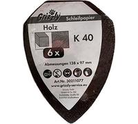 Set de 6 lijas para amoladora manual Parkside PAHS 10.8 A1, PAHS 12 A1, PHS 160 A1, PHS 160 B2, PHS 160 B3, PMS 130, XQ², XQ² SE, dimensiones idénticas PHSZ30A1, PHSZ30B2, PHSZ30C3 y PHSZ18C3