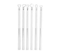 Set de 6 Piezas de Bolígrafos de Aluminio para Escultura y Tallado de Arcilla, Herramientas de Alfarería