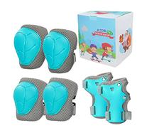 Set de 6 Piezas de Protecciones para Niños y Niñas - Rodilleras, Coderas y Muñequeras para Patines en Línea, Monopatín, Skate, Patinaje y Ciclismo