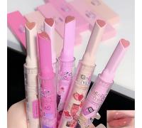 Set de 6 pintalabios gelatinoso, brillo de labios hidratante en forma de corazón, set de pintalabios con acabado espejo voluminizador, bálsamo labial con color para mujeres y niñas