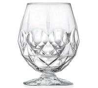 Set De 6 Pz. Vasos Con Base De Cristal Grandes Para Agua Drink Cocktail 532 Ml