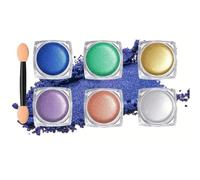 Set de 6 sombras de ojos Brilliant Jelly, sombras de ojos Flash Crystal con purpurina brillante, maquillaje brillante con purpurina, iluminar las esquinas de los ojos para Halloween navideñas