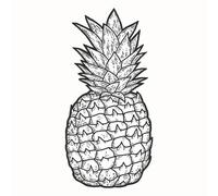 Set de 6 tatuajes temporales con piñas hawaianas, para hombres y mujeres, diseñados para aplicar en el cuello, brazos y pecho