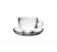 HOME 6 TAZAS DE CAFÉ Con PLATO Basic Vidrio 5822500
