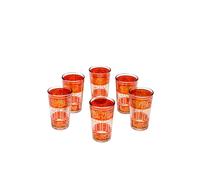 Set De 6 Teeglas Marrakesch Orient & Mediterran Interior 6x Cristal Gold 5cm