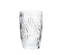 Set de 6 Vasos Altos de 400ml de Cristal Transparente 8x12,5cm