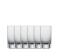 SCHOTT ZWIESEL Vaso de licor Simple (juego de 6), vaso recto para aguardiente, cristal Tritan apto para lavavajillas, fabricado en Alemania (art. nº. 123662)