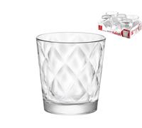 Set De 6 Vasos De Vidrio Kaleido Agua Cl 24 Transparente Bormioli Rocco