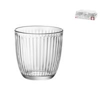 Set De 6 Vasos De Vidrio Línea Transparente Cl 29 Bormioli Rocco