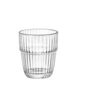 Set De 6 Vasos De Vidrio Transparente Barshine Para Jugo Cl 21