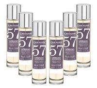 Set de 6x 150ml Caravan perfume de hombre Nº57