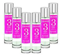 Set de 6x 150ml Caravan perfume de mujer Nº3