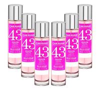 Set de 6x 150ml Caravan perfume de mujer Nº43