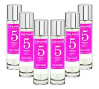 Set de 6x 150ml Caravan perfume de mujer Nº5
