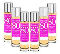 Set de 6x 150ml Caravan perfume de mujer Nº80