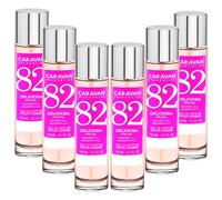 Set de 6x 150ml Caravan perfume de mujer Nº82