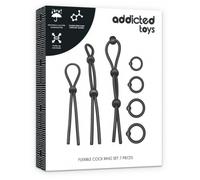 Set de 7 anillos y restricciones para el pene