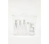 Set de 7 botes reutilizables para viaje BLANCO M