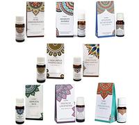 Set de 8 Aceites Aromáticos | Lavanda, Mirra, Sandalo, Romero, Salvia Blanca, Palo Santo, Ruda y Patchouli