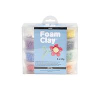 Set de 8 arcillas de modelar Foam Clay grandes 20 g