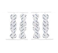 Set de 8 electrodos para la espalda axion | Compatibles con electroestimulador TENS y EMS de conexión clavija de 2 mm | Parches adhesivos reutilizables