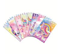 Set de 8 Mini Cuadernos con Diseños de Patines, Perfectos para Recuerdos de de